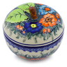 Polish Pottery Boleslawiec Stoneware Apple Shaped Jar 137 Cer maz UNIKAT pattern D86 H4651J