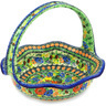 Polish Pottery Boleslawiec Stoneware Basket With Handle 907 Ceramika Artystyczna UNIKAT pattern U4054 H0787E