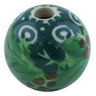 Polish Pottery Boleslawiec Stoneware Bead A02 Ceramika Artystyczna UNIKAT pattern U2211 H6150G