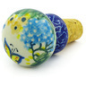 Polish Pottery Boleslawiec Stoneware Bottle Stopper 830 Ceramika Artystyczna UNIKAT pattern U2211 H4731G