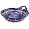 Polish Pottery Boleslawiec Stoneware Bowl With Handles GU1348A Zaklady Ceramiczne pattern 41A H4300I