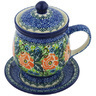 Polish Pottery Boleslawiec Stoneware Brewing Mug 122 Ceramika Artystyczna UNIKAT pattern U2421 H8647G