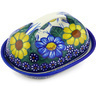 Polish Pottery Boleslawiec Stoneware Butter Dish 15A Wr UNIKAT pattern BK2 H2253G