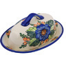 Polish Pottery Boleslawiec Stoneware Butter Dish 206 Cer maz UNIKAT pattern D145 H7876G