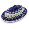 Polish Pottery Boleslawiec Stoneware Butter Dish 206 Cer maz pattern D101 H7783G