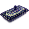 Polish Pottery Boleslawiec Stoneware Butter Dish A65 Ceramika Artystyczna pattern 54X H5616I