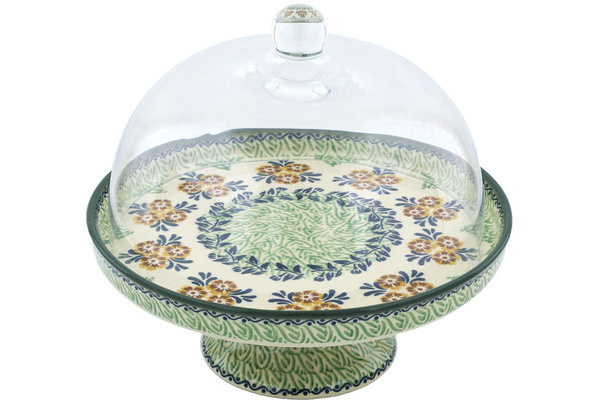 Polish Pottery Cake Stand Polish Pottery Cake Stand