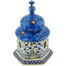Polish Pottery Boleslawiec Stoneware Chapel Candle Holder A05 Ceramika Artystyczna UNIKAT pattern U408 H5755G