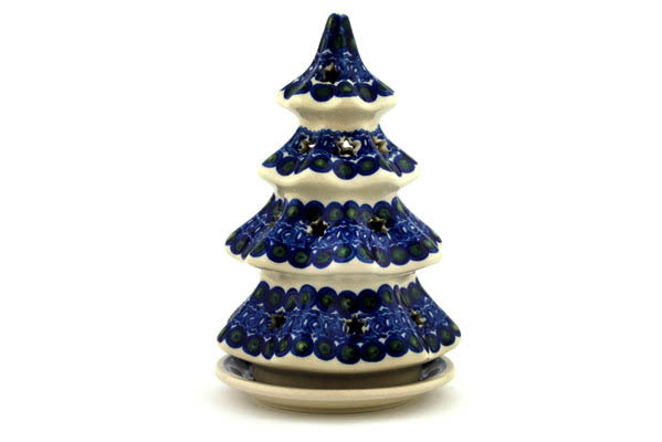 polish pottery 8 inch christmas tree candle holder christmas tree shop polish pottery