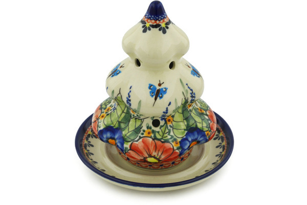polish pottery 6 inch christmas tree candle holder christmas tree shop polish pottery