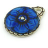 Polish Pottery Boleslawiec Stoneware Circle Pendant B80 Ceramika Artystyczna UNIKAT pattern U408 H5828G