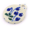 Polish Pottery Boleslawiec Stoneware Circle Pendant B80 Ceramika Artystyczna pattern 377O H9663F