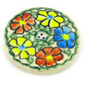 Polish Pottery Boleslawiec Stoneware Coaster 193 Cer maz UNIKAT pattern D79 H2527G