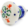 Polish Pottery Boleslawiec Stoneware Drawer Pull Knob 209 Cer maz pattern D7 H9093F