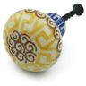 Polish Pottery Boleslawiec Stoneware Drawer Pull Knob 440 Ceramika Artystyczna pattern 50 H7201C