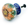 Polish Pottery Boleslawiec Stoneware Drawer Pull Knob 441 Ceramika Artystyczna UNIKAT pattern U463 H8776H