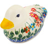 Polish Pottery Boleslawiec Stoneware Duck Figurine 96 Cer maz pattern D146 H7852G