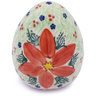Polish Pottery Boleslawiec Stoneware Egg Figurine 235 Vena UNIKAT pattern U299 H0374H