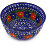 Polish Pottery Boleslawiec Stoneware Fluted Bowl 173 Cer maz pattern D58 H1849G