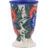 Polish Pottery Boleslawiec Stoneware Goblet 107 Cer maz UNIKAT pattern D143 H7457G