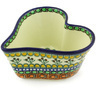 Polish Pottery Boleslawiec Stoneware Heart Shaped Bowl 081 Ceramika Artystyczna UNIKAT pattern U79 H3794G