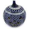Polish Pottery Boleslawiec Stoneware Jack O Lantern Candle Holder GU1726 Zaklady Ceramiczne pattern 360A H0296H