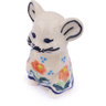 Polish Pottery Boleslawiec Stoneware Mouse Figurine 166 Cer maz UNIKAT pattern D124 H7188G