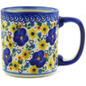 Polish Pottery Boleslawiec Stoneware Mug 14E Wr UNIKAT pattern WR4 H0998F