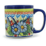 Polish Pottery Boleslawiec Stoneware Mug 14E Wr UNIKAT pattern WR9 H3212H