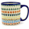 Polish Pottery Boleslawiec Stoneware Mug 14E Wr pattern WR8 H9393F