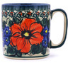 Polish Pottery Boleslawiec Stoneware Mug 238 Cer raf UNIKAT pattern P2 H9620G
