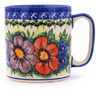 Polish Pottery Boleslawiec Stoneware Mug 238 Cer raf UNIKAT pattern P5 H9581G