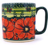 Polish Pottery Boleslawiec Stoneware Mug 238 Cer raf UNIKAT pattern P7 H9598G