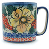 Polish Pottery Boleslawiec Stoneware Mug 238 Cer raf UNIKAT pattern P9 H9599G