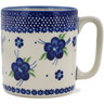 Polish Pottery Boleslawiec Stoneware Mug 46 Cer maz pattern D1 H0544C