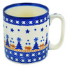 Polish Pottery Boleslawiec Stoneware Mug 46 Cer maz pattern D100 H8792E