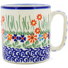 Polish Pottery Boleslawiec Stoneware Mug 46 Cer maz pattern D146 H7466G