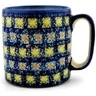 Polish Pottery Boleslawiec Stoneware Mug 46 Cer maz pattern D3 H0550C