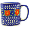 Polish Pottery Boleslawiec Stoneware Mug 46 Cer maz pattern D58 H5360F