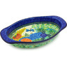 Polish Pottery Boleslawiec Stoneware Oval Baker With Handles 719 Ceramika Artystyczna UNIKAT pattern U2021 H3234G