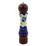Polish Pottery Boleslawiec Stoneware Pepper Grinder M182D Manufaktura UNIKAT pattern UKW ART H9609I
