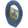 Polish Pottery Boleslawiec Stoneware Picture Frame 375 Ceramika Artystyczna UNIKAT pattern U408 H6932G