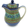 Polish Pottery Boleslawiec Stoneware Pitcher With Lid 984 Ceramika Artystyczna UNIKAT pattern U151 H9417G