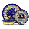 Polish Pottery Boleslawiec Stoneware Place Setting WAWEL Zaklady Ceramiczne UNIKAT pattern 104ART H7617D