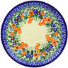 Polish Pottery Boleslawiec Stoneware Plate 103 Cer maz pattern D146 H2303G