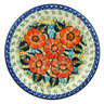 Polish Pottery Boleslawiec Stoneware Plate 104 Cer maz UNIKAT pattern D109 H1804I