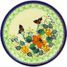 Polish Pottery Boleslawiec Stoneware Plate GU814 Zaklady Ceramiczne UNIKAT pattern EX217 H0506F