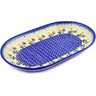 Polish Pottery Boleslawiec Stoneware Platter 3 Cer maz pattern D19 H0537C