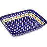 Polish Pottery Boleslawiec Stoneware Rectangular Baker GU370 Zaklady Ceramiczne pattern 41A H2918D