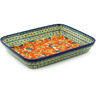 Polish Pottery Boleslawiec Stoneware Rectangular Baker GU371 Zaklady Ceramiczne UNIKAT pattern 124ART H0443F